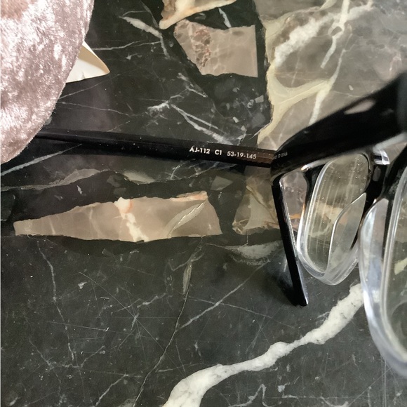 AlanJ men’s matte black carbon wayfarer eyeglasses - Picture 9 of 10